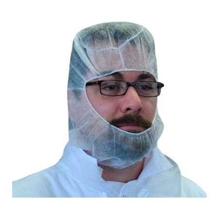 Keystone Safety Lightweight Polypropylene Hood, 100% Latex-Free White, One Size, 100/Bag H-NWI-E-CROWN-1BG